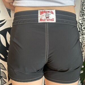 Birdwell Beach Britches Women's Black board shorts sz 4